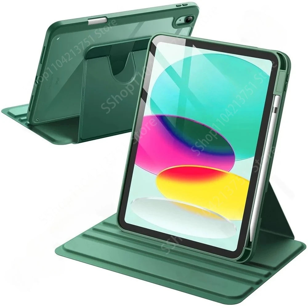Premium Multi-Angle Stand Case for iPad with Pencil Holder