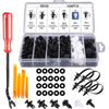 Mixed Size Plastic Retainer Clips for Auto Trim, Bumper, and Door Panels