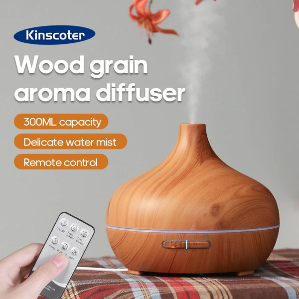 Wood Grain USB Aromatherapy Diffuser