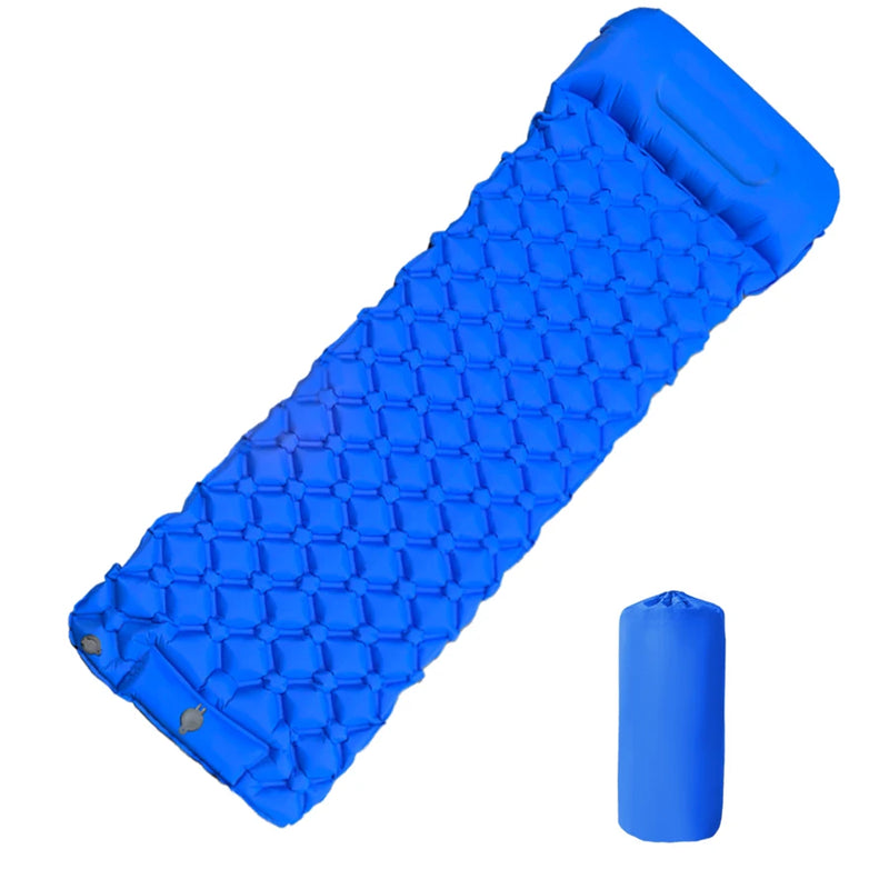 Self-Inflating Camping Mattress with Built-In Pump