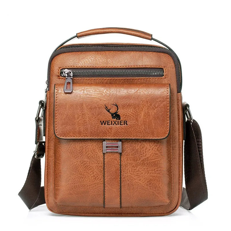 Vintage Waterproof Crossbody Messenger Bag for Men