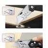 Folding Utility Knife with Replaceable Blade and Safety Lock