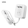 Universal 12V/24V AC-DC Power Adapter with 8 Interchangeable Tips