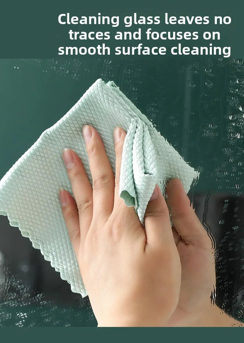 Microfiber Fish Scale Cleaning Cloths (5-Pack)