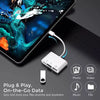 3-in-1 USB Card Reader for iPhone and iPad
