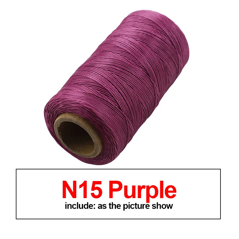 Flat Waxed Thread Spool for Leathercraft and DIY Projects