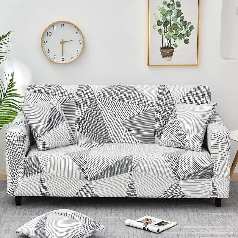 Floral Print Stretch Sofa Cover