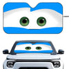 Foldable Car Windshield Sunshade with Cute Cartoon Eyes