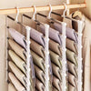 Foldable Multi-Layer Pants Hanger with Non-Slip Clips