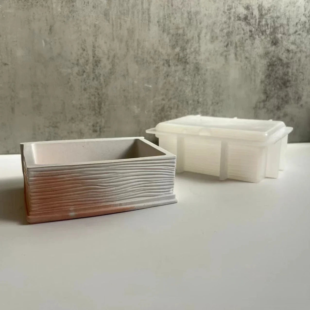 Book-Shaped Silicone Mold for Epoxy Resin Storage Boxes
