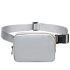 Versatile Nylon Waist Pack with Zippered Pockets