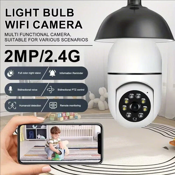 360° Wireless PTZ Security Camera with Night Vision