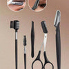 Professional Eyebrow Trimming Kit with Stainless Steel Tweezers