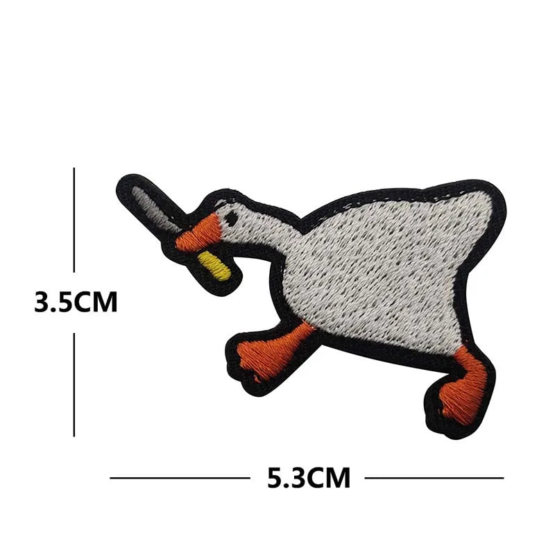 Quirky Animal Applique Patches with Hook and Loop Backing