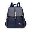 Vintage Leather Women's Backpack with Spacious Interior