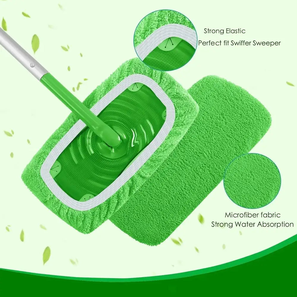 Reusable Microfiber Mop Pad for Swiffer Sweeper