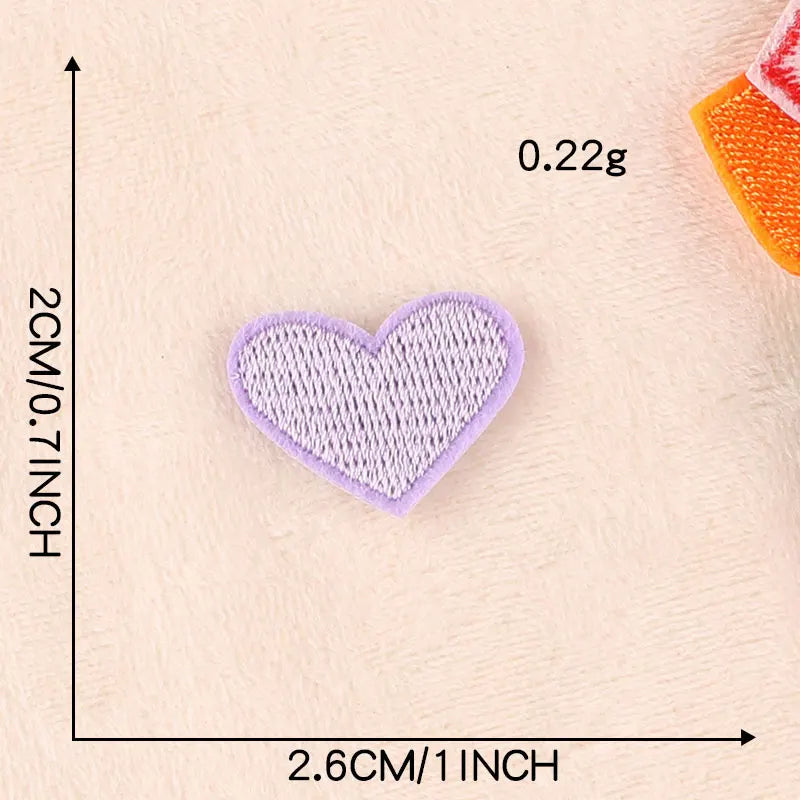 Embroidered Flower Iron-On Patches Set for Clothing & Accessories