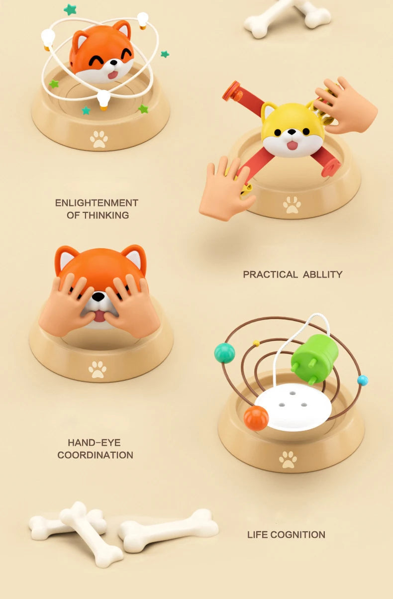 Montessori Busy Cube - Sensory Activity Toy for Toddlers