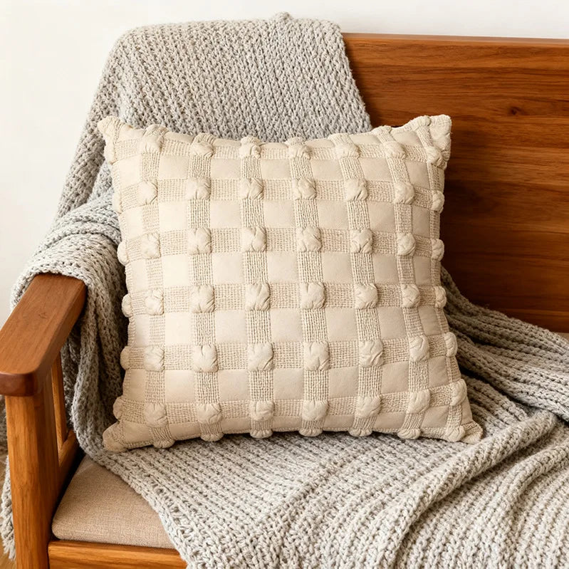 Bohemian Woven Throw Pillow Cover