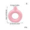 Donut-Shaped Decorative Plastic Vase for Home & Office