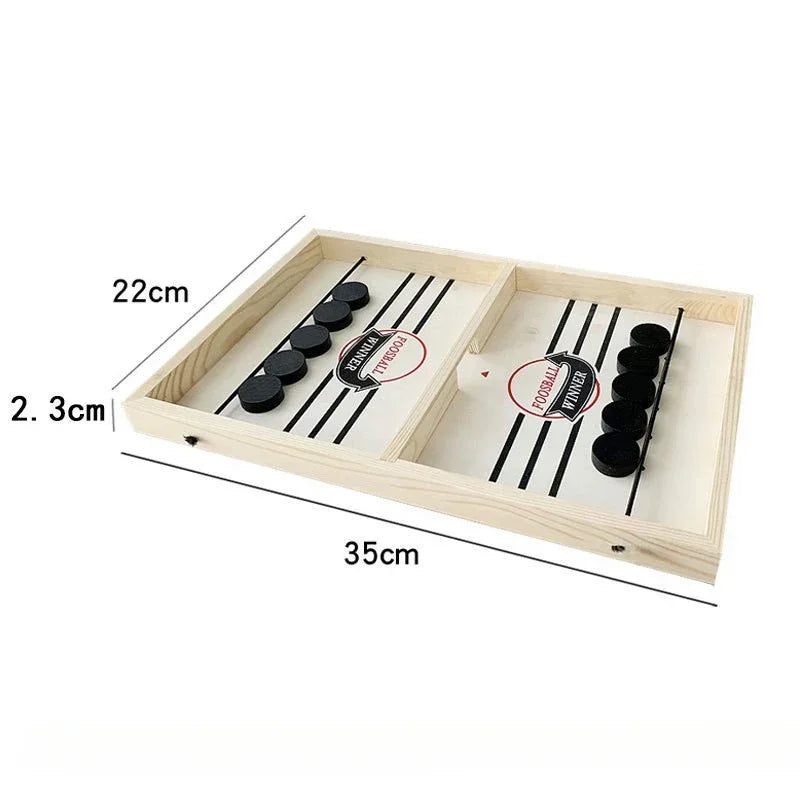 Fast-Sling Puck Board Game for Kids and Families