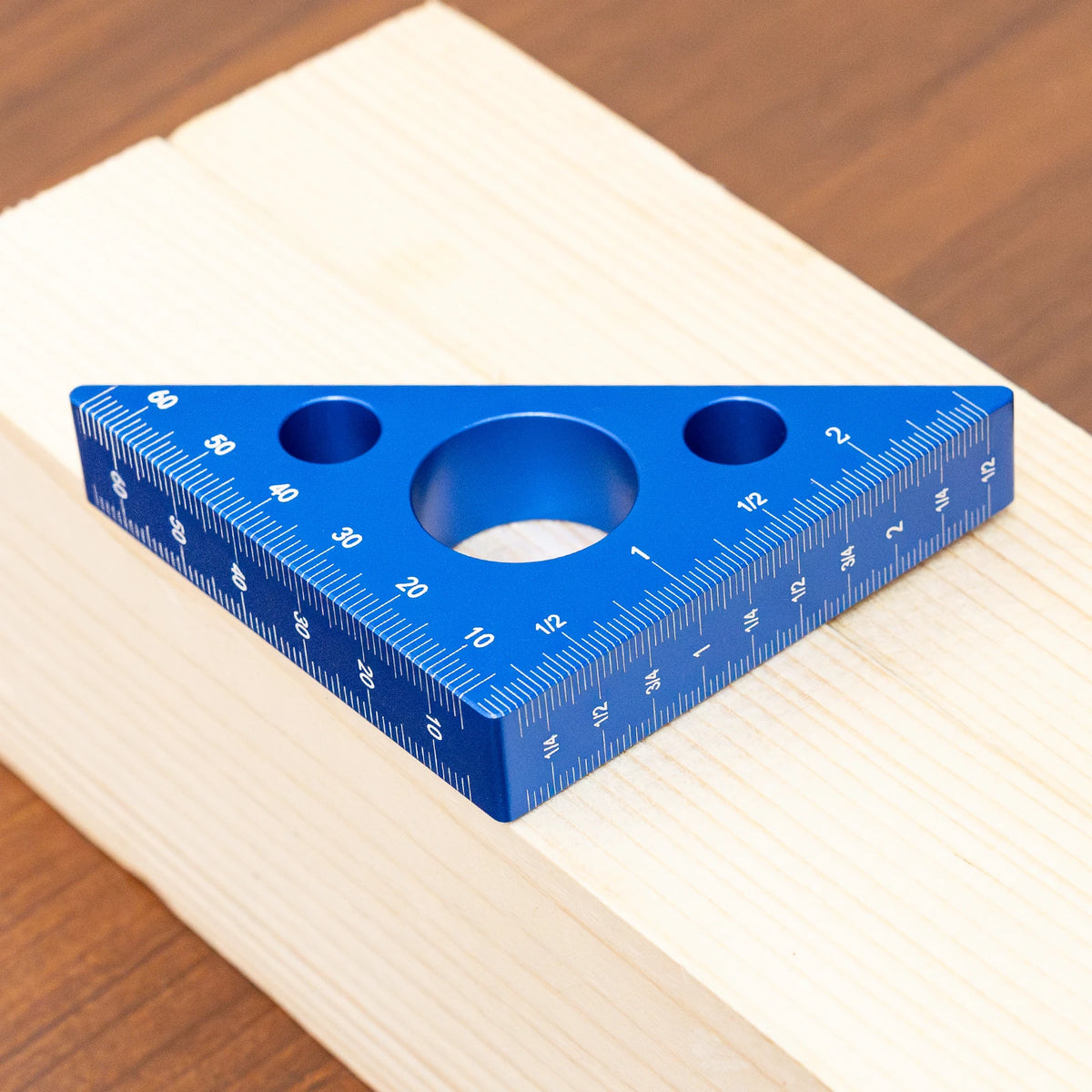 Aluminum Triangle Ruler with Dual Scales