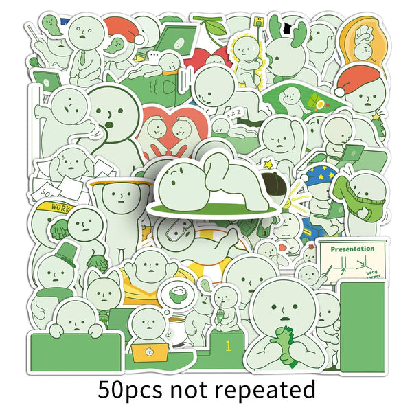Pack de Pegatinas de Dibujos Animados Smiski Adorables