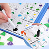 Magnetic Fraction Teaching Set with Charts & Erasable Practice Area