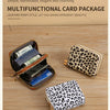 Leopard Print RFID Blocking Compact Wallet