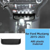 Carbon fiber grain decorative trim kit for Ford Mustang 2015-2023