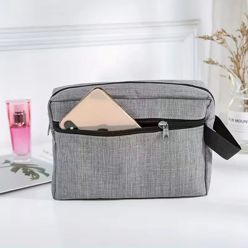 Men's Large-Capacity Travel Toiletry Bag with Hanging Hook