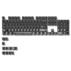 A full set of 115-key crystal clear RGB backlit keycaps with an MDA profile.