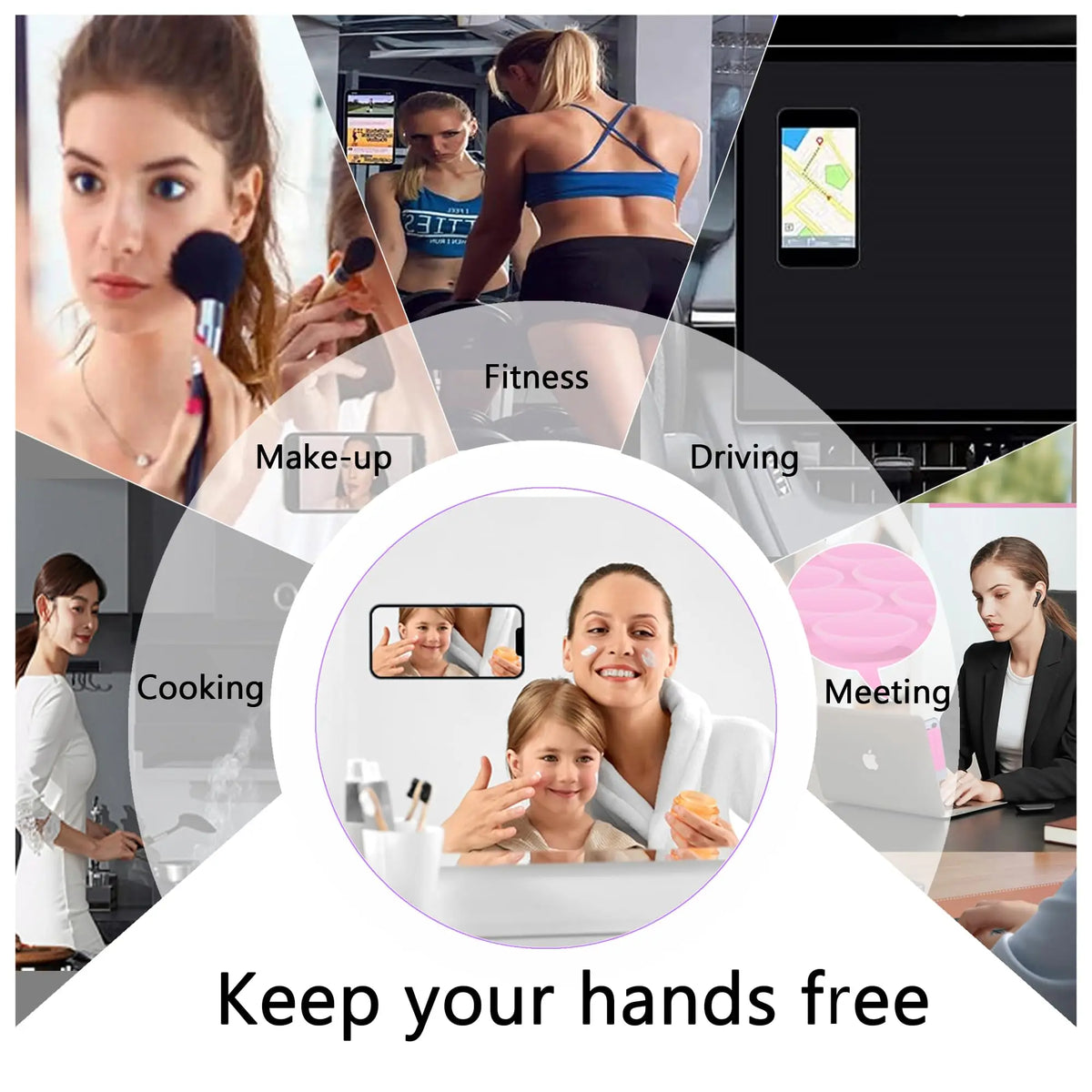 Multifunctional Silicone Suction Cup Phone Holder