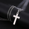 Stainless Steel Cross Pendant Necklace
