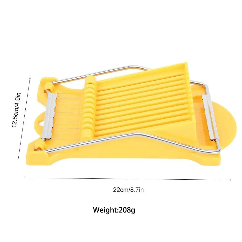 Stainless Steel Multi-Food Slicer for Eggs, Cheese & Fruit