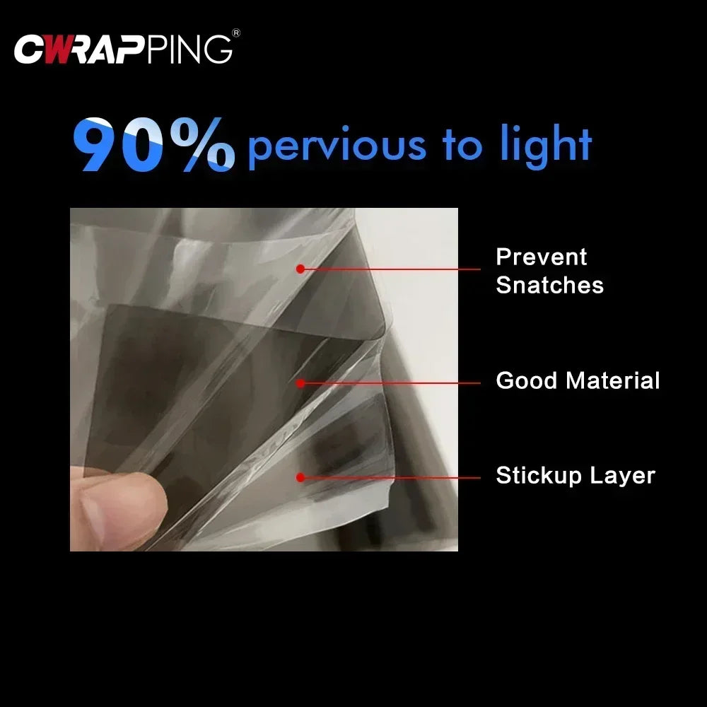 Smoke Black Car Headlight & Taillight Tint Film