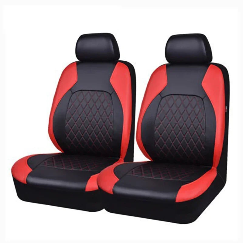 Premium PU Leather Car Seat Cover Set – Full Protection for Sedans, SUVs & Trucks