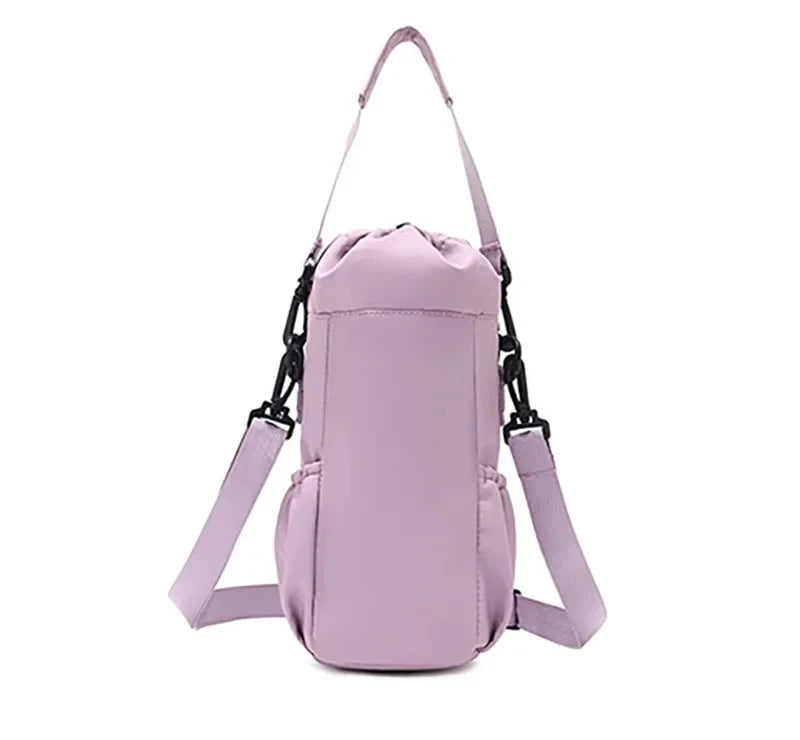 Insulated Water Bottle Carrier Bag with Phone Pocket