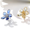 Crystal Flower Statement Ring