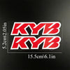 KYB Fork Suspension Decal Stickers for Motorcycles (2-Pack)