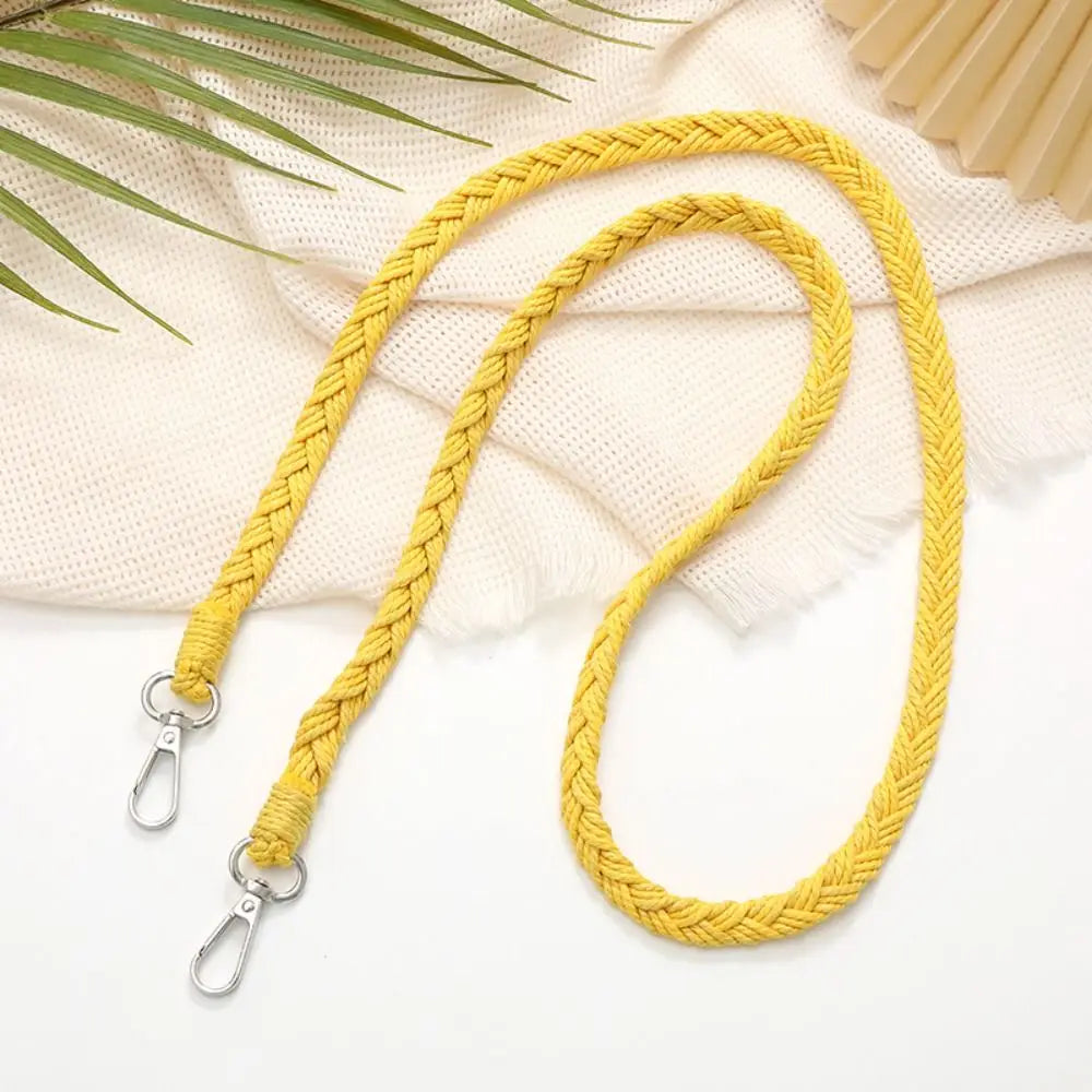 Handwoven Braided Bag Strap – Detachable Crossbody Belt