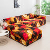 Printed Stretch Sofa Cover for L-Shaped and Corner Sofas