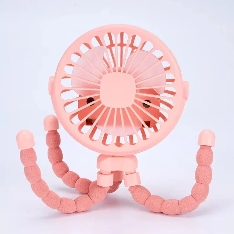 Flexible Tripod Desk Fan with Adjustable Legs