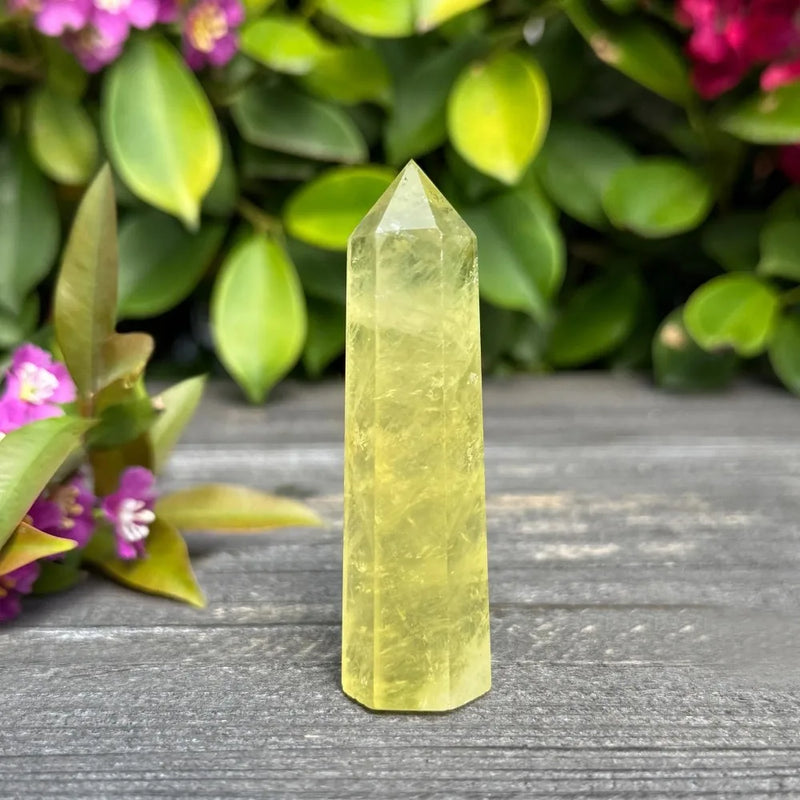Natural Citrine Crystal Tower
