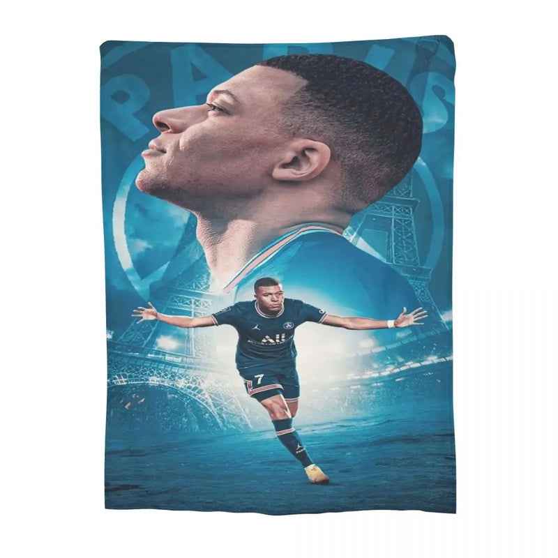 Manta de Fútbol para Fans de Mbappé
