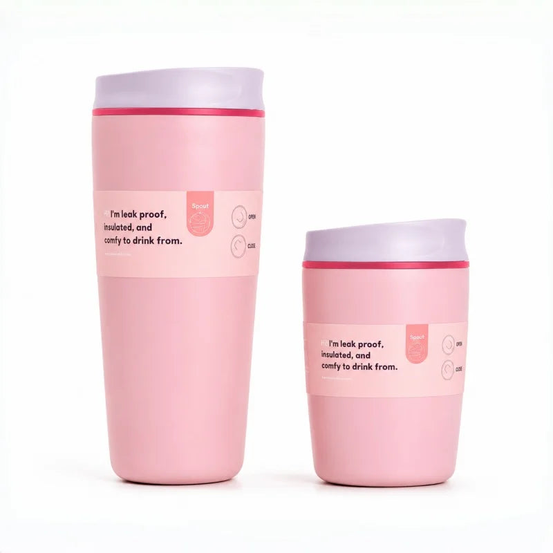 Double-Wall Insulated Coffee Tumbler with Leak-Resistant Lid