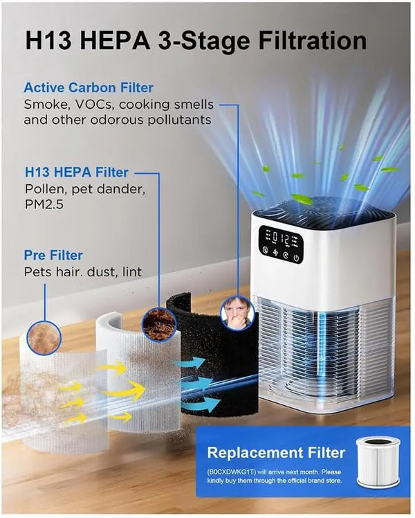 SmartPicks World Air Purifier with PM2.5 Display