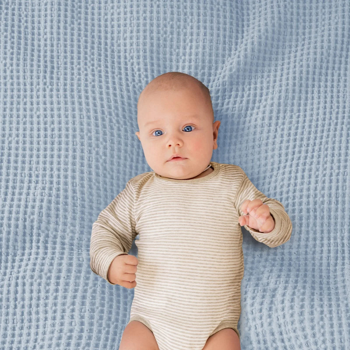 Baby Cotton Waffle Weave Blanket