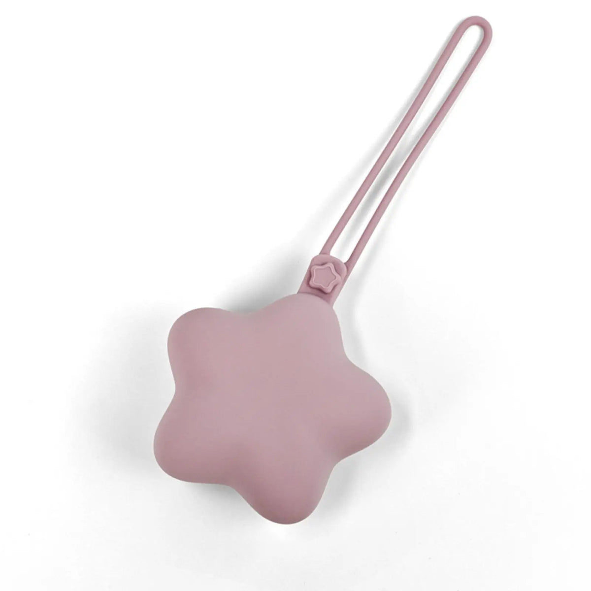 Star Silicone Pacifier Storage Box with Stroller Hanging Strap