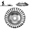 6-Inch Steel Wire Trimmer Head for Grass and Moss Removal